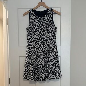 Banana Republic Black and White Patterned Kids Dress
